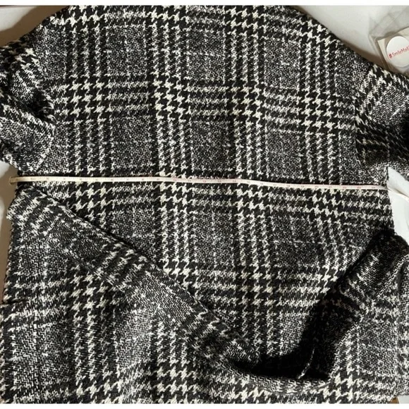 Zara Oversized Houndstooth Coat - Picture 12 of 16